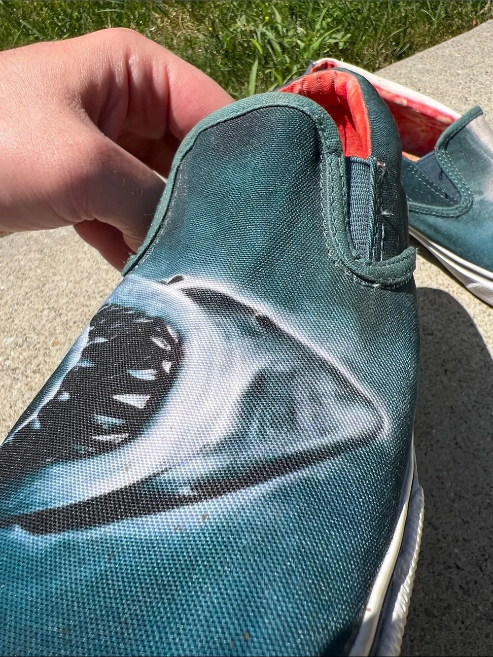 Sperry Topsider Jaws Graphic Slip-On Boat Shoe Sneakers Men’s Size 9M